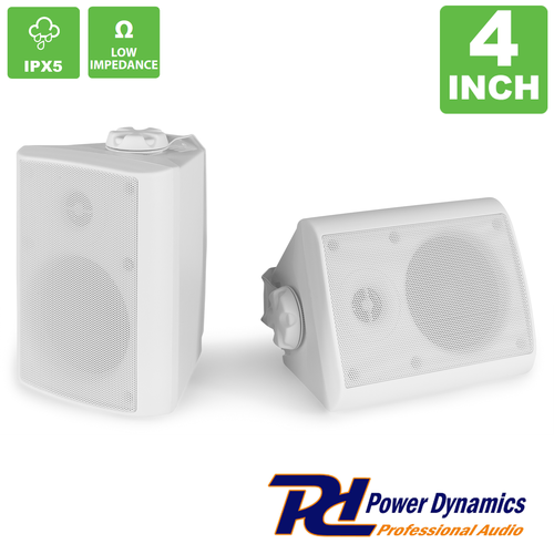 Speaker Set In/Outdoor - 4 Inch Weatherproof IPX5