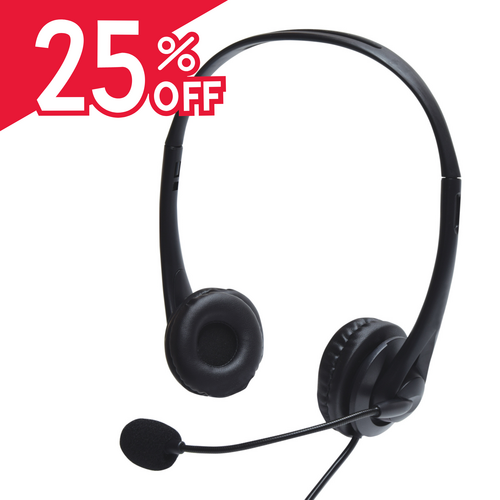 USB Multimedia Headset with Microphone