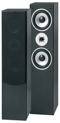 Tower Speakers - 2x 6.5 Inch - Black (Set)