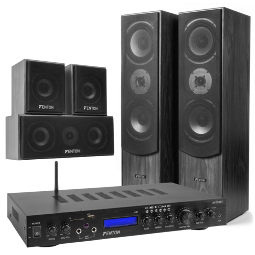 5.0 Home Theatre System + Amplifer