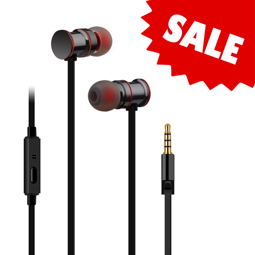Metallic Magnetic Stereo Earphones