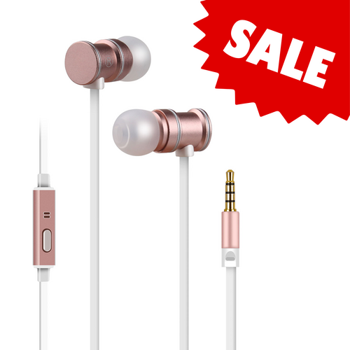 Metallic Magnetic Stereo Earphones