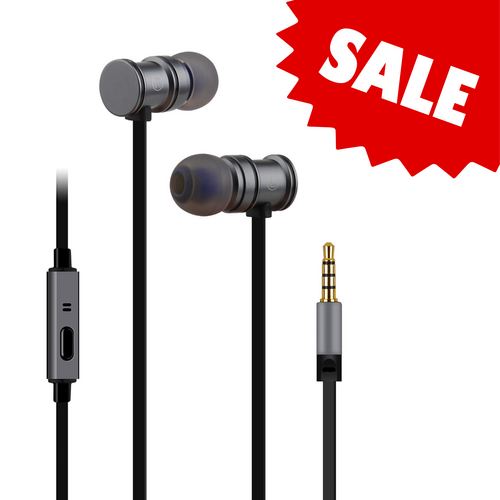Metallic Magnetic Stereo Earphones