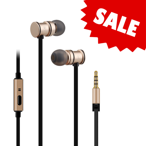Metallic Magnetic Stereo Earphones