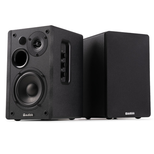 KS01 Active Bookshelf Speaker Set BT Black