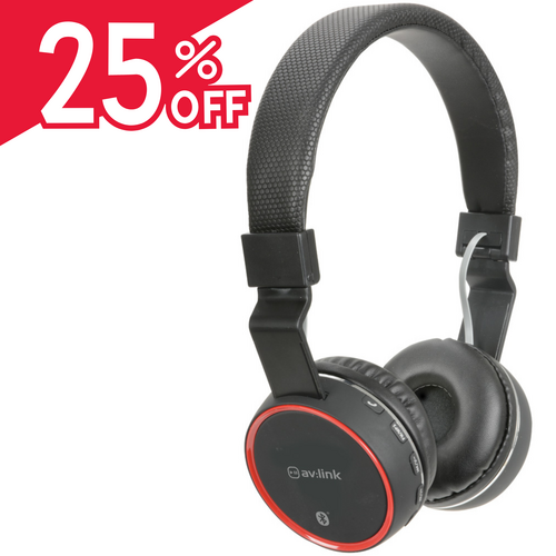Wireless Bluetooth Headphones - Black