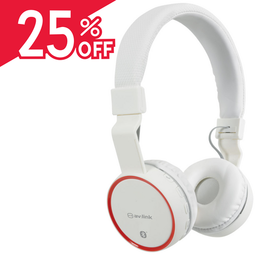 Wireless Bluetooth Headphones White