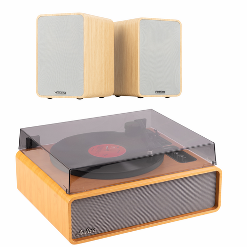 Laredo Record Player Set With KS10 Speaker Set