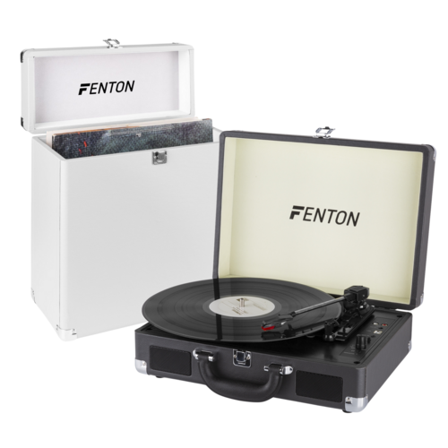RP115C Record Player Briefcase Style and Vinyl LP Record Case