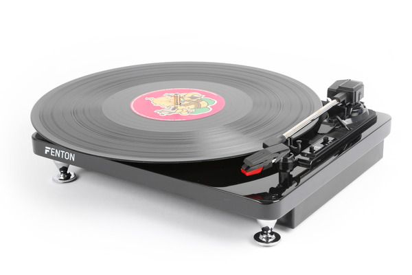 RP120 Record Player - USB -  - Piano finish Black/Chrome