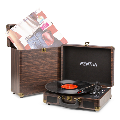 Record Player with  Record Case