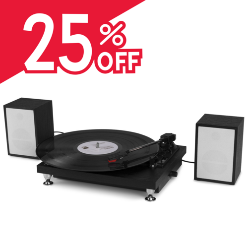 Record Player Set - Black - RP155B