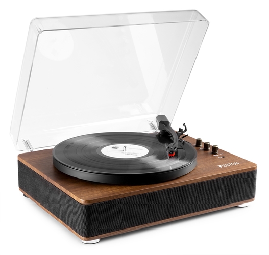 Record Player HQ Dark Wood with Bluetooth Output / Input