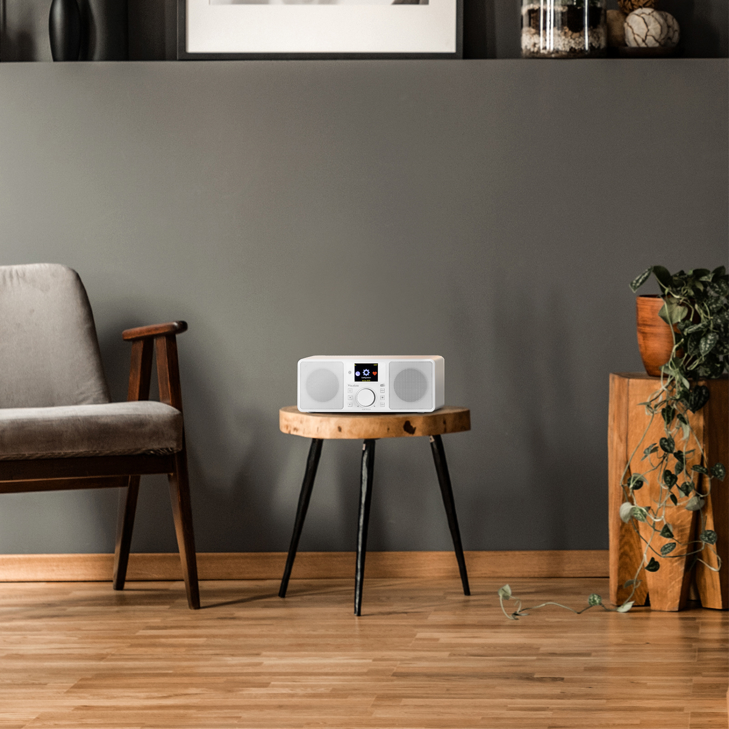 Bari WIFI Internet Stereo Radio with Wood 26,000 Worldwide Radio stations  available free! - Sound Division & Surplustronics