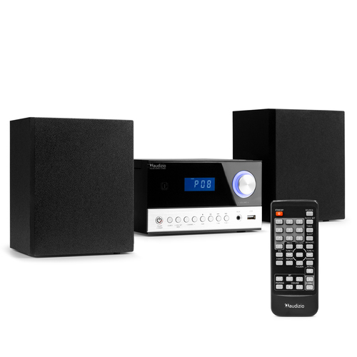 Toulon Micro HiFi System Black/Silver