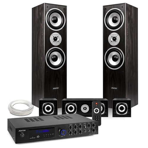 Fenton HF5B Black 5.0 Surround Sound System