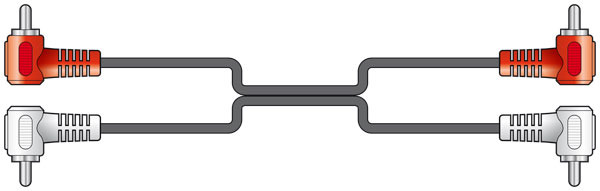 Audio Lead - 2 x RCA to 2 x RCA