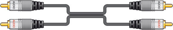 Audio Lead OFC - 2 x RCA Phono to 2 x RCA Phono
