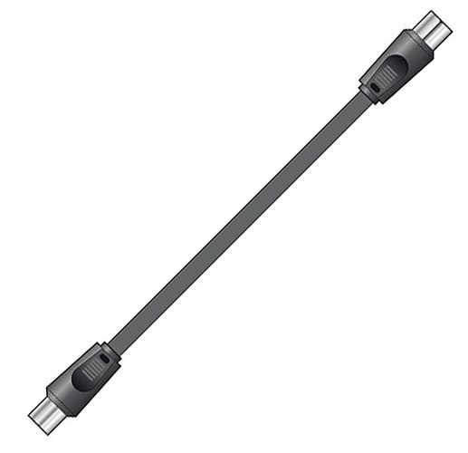 TV Aerial Lead - Coaxial Plug to Coaxial Socket 
