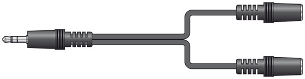 Headphone Splitter - 3.5mm Stereo M to 2 x F