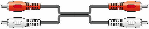 Audio Lead - 2 x RCA to 2 x RCA