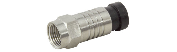 F type plug Compression / Snap seal