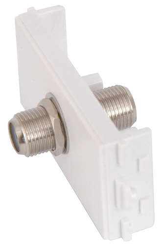 F Connector Wallplate Module 