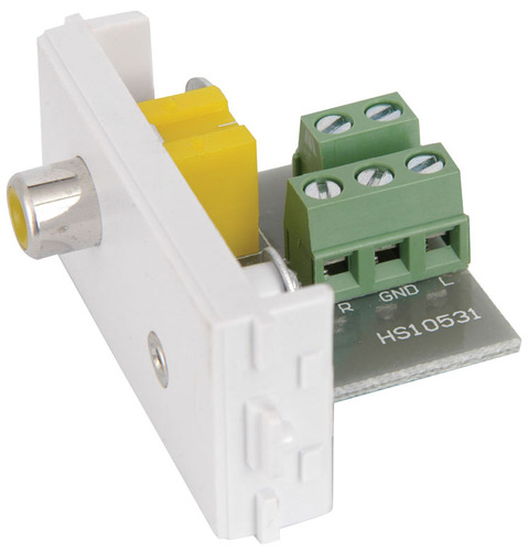 Composite Video & Audio Wallplate Module