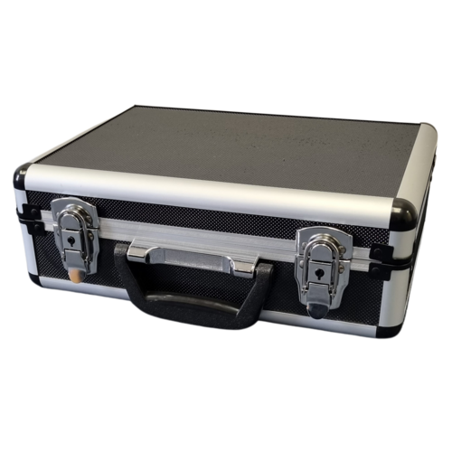 Microphone Flight Case - Large - Black and Silver