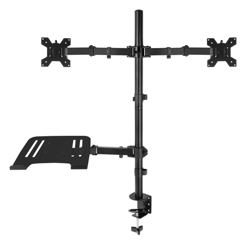 Double Monitor Arm 13”- 32” with Laptop stand