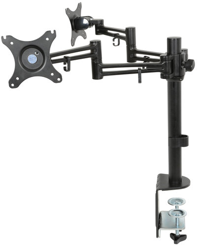 Dual Monitor Desk Mount with Extension Arms