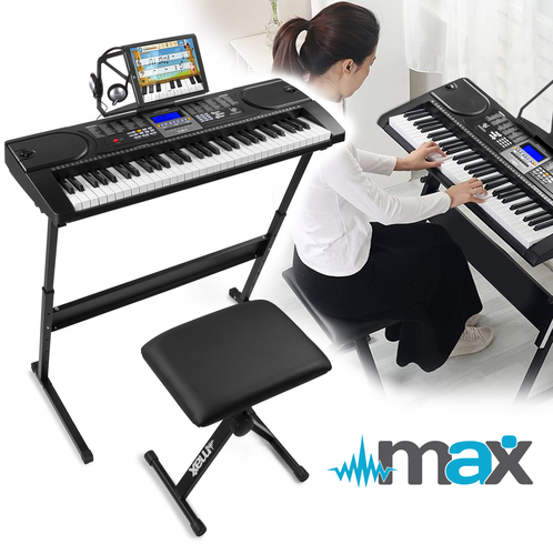 KB1SET Electronic Keyboard 61-Keys Premium Kit