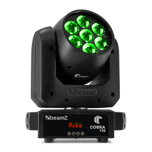 Cobra 720 Wash Moving Head 7x 20W with Zoom