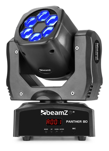 Panther 80 LED Moving Head with rotating lenses