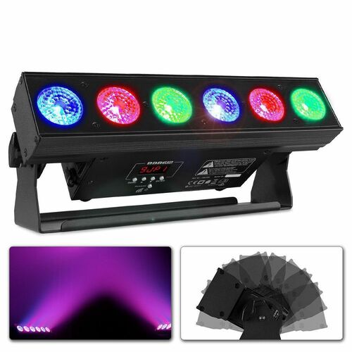 BBB612 - LED PAR Bar - Battery + Mains