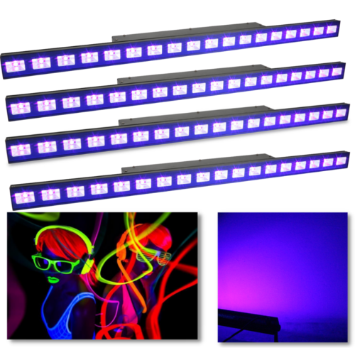 UV LED Bar with DMX Control - 18x 3W UV LEDs 