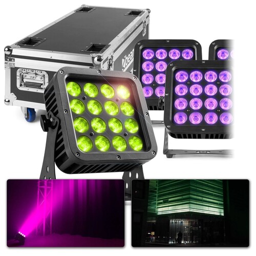 BeamZ StarColor128 set of 8 pieces in flightcase