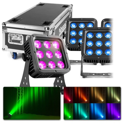 BeamZ StarColor72 set of 8 pieces in flightcase
