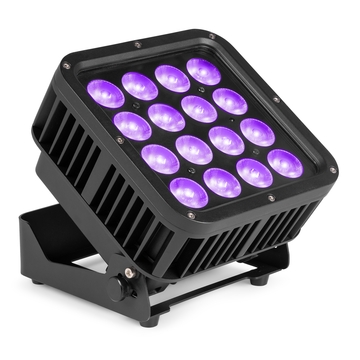 StarColor128FB Flat Flood Light 16x 5W RGBWA-UV with Battery Pack
