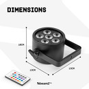 BAC320 - LED Pro Par - Fanless - 3 Pin DMX thumbnail