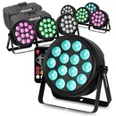 BeamZ set of 8 BCC145 LED PAR in flightbags thumbnail