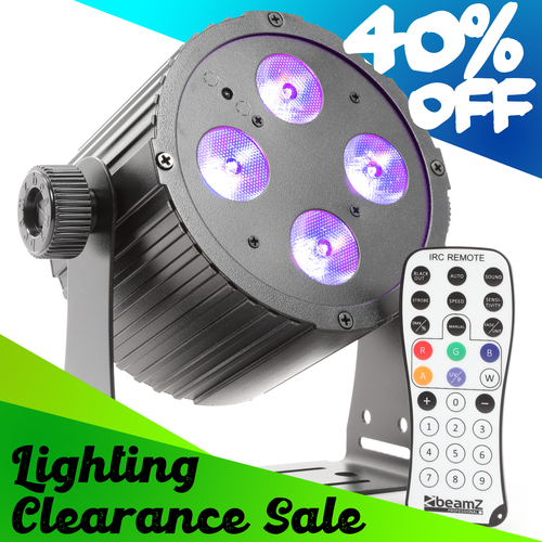 Aluminum LED Spot - RGBAW-UV LED's - BAC404