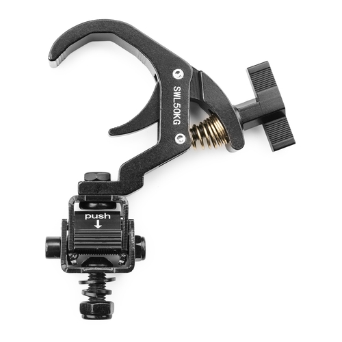 Foldable Quick Release Clamp Black - Load capacity: 150kg