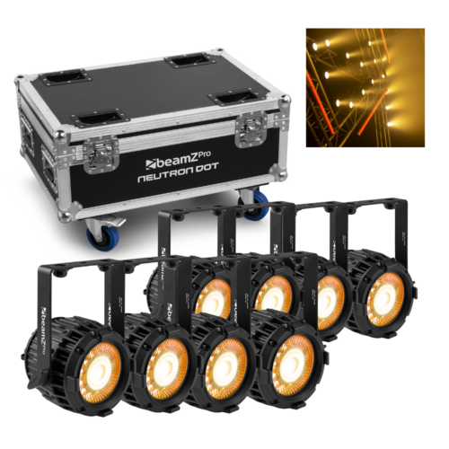 BeamZ NEUTRON DOT Linkable - 8 pieces in Flightcase