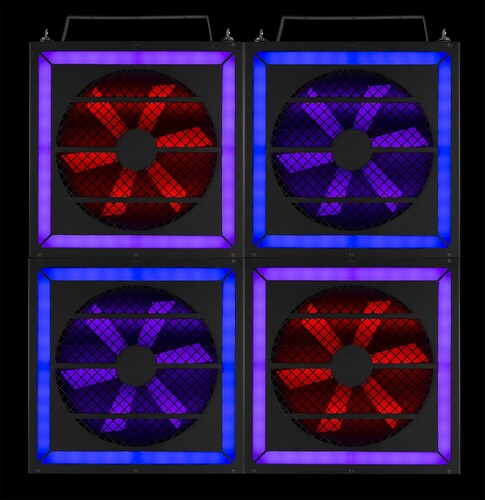 LED TWISTER 400 FAN -  SET of 4