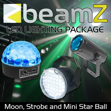 BEAMZ Mini LED Strobo 10 Stroboscope
