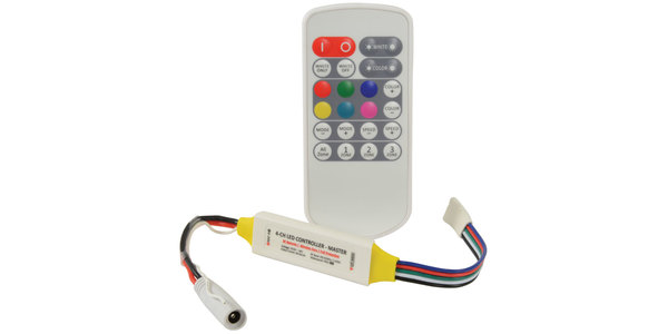Master RGBW RF LED Tape Controller 433MHz