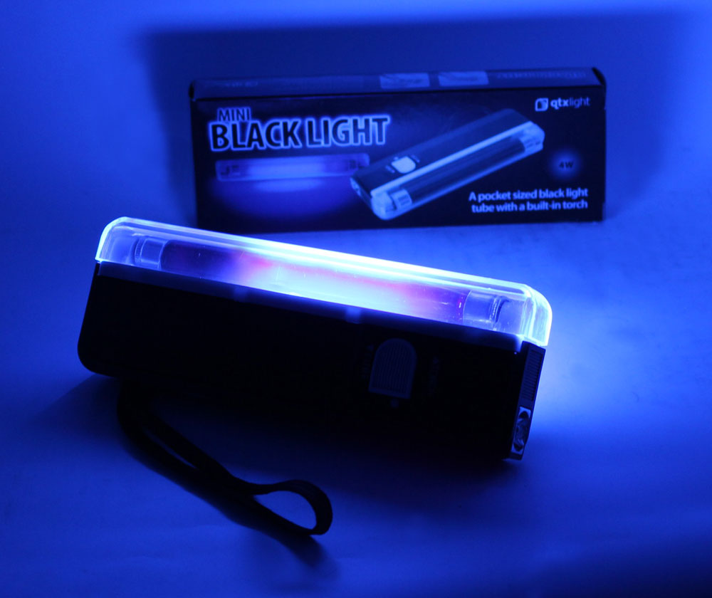 New 4w Mini Portable UV ultra violet black light lamp torch BANK