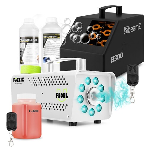 Fuzzix F509LW Fog Machine & B300 Bubble Machine Package