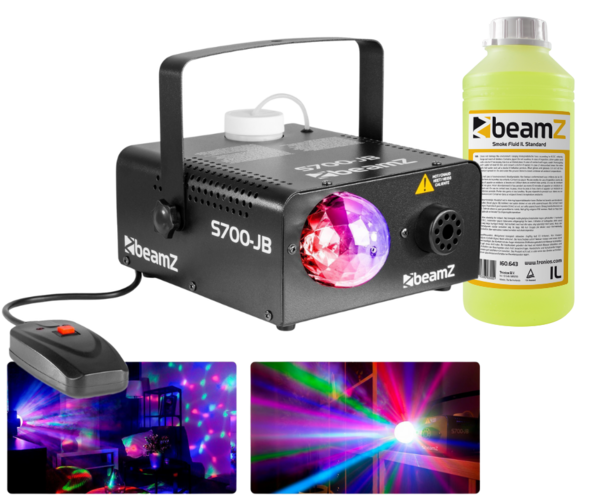 700 Watt Smoke Machine + LED Jelly Ball
